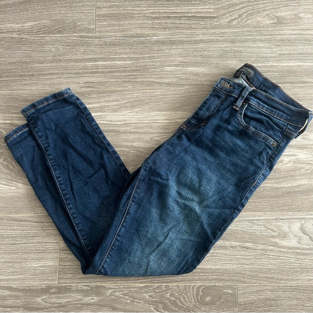 Banana Republic Skinny Fit Dark Wash Jeans Size 28/6 Petite